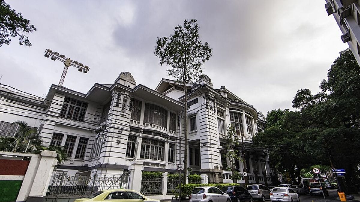 Façade du stade des Laranjeiras, domicile du Fluminense