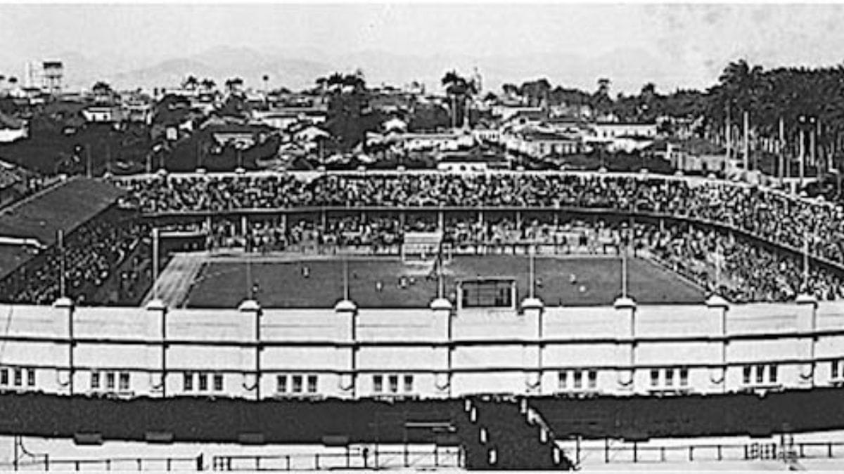 Stade des Laranjeiras, domicile du Fluminense, en 1922