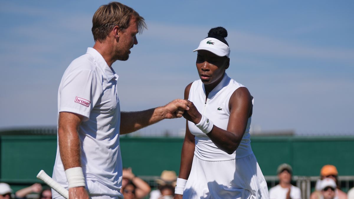 À Wimbledon en double mixte : les Allemands s’inclinent face à Venus Williams