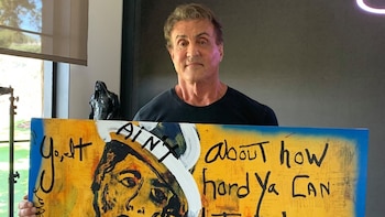 El actor de Rocky abrió por primera vez al público una obra que mantuvo en privado durante décadas, mientras disfruta una etapa serena en Florida