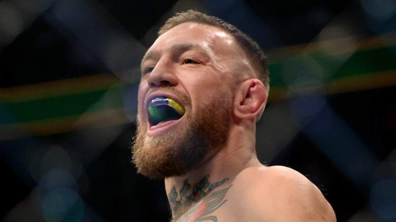 Conor McGregor lors d’un retour à l’UFC