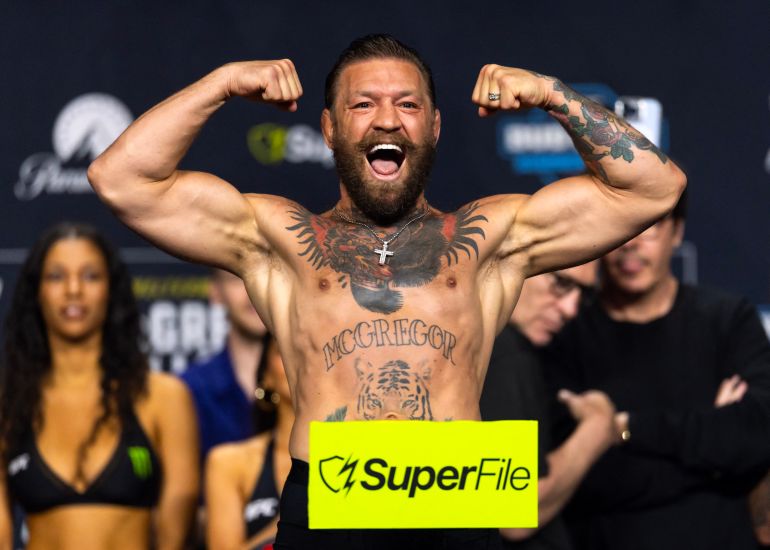 Pesée UFC 329 à Las Vegas