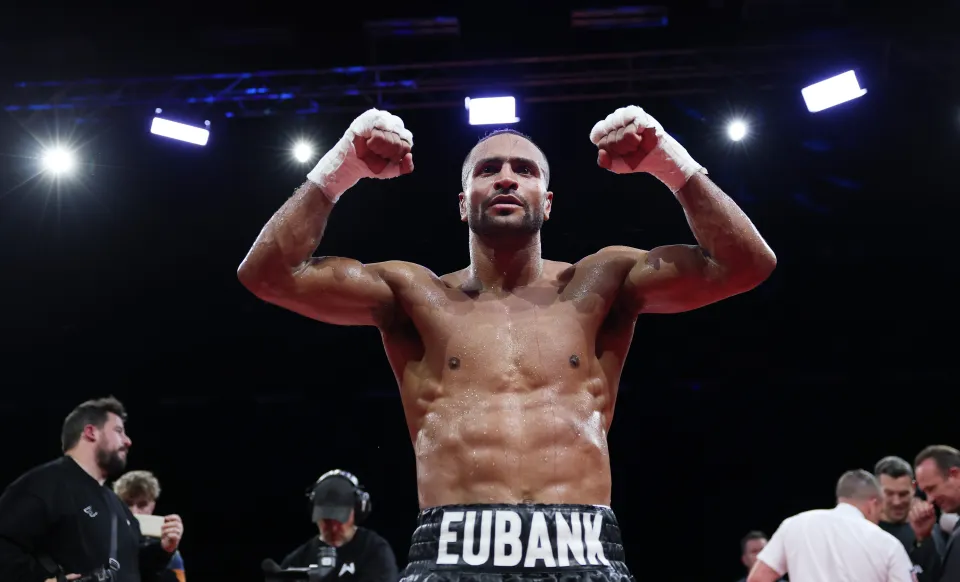 Harlem Eubank célèbre sa victoire sur Josh Wagner