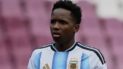 Kiki Ramos pendant le match Sub-17