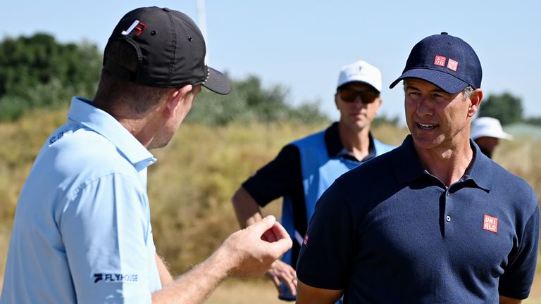 Adam Scott participe à The Open