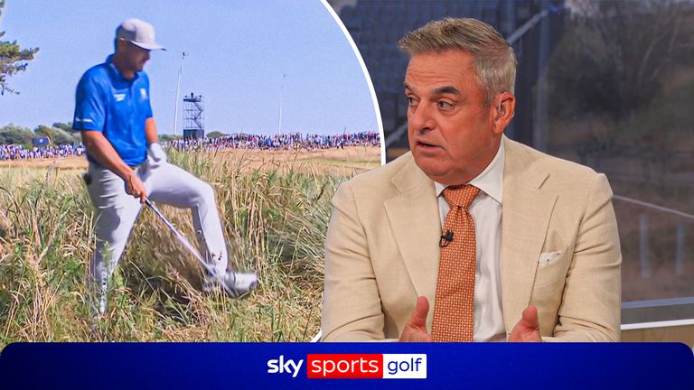 Bryson DeChambeau sur le parcours