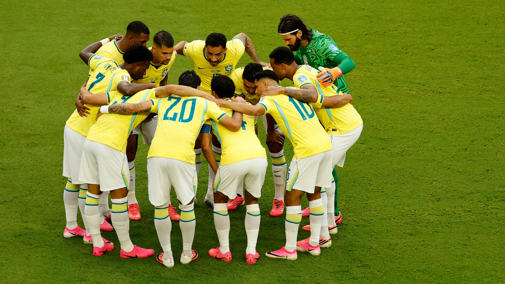 Joueurs de l'équipe du Brésil