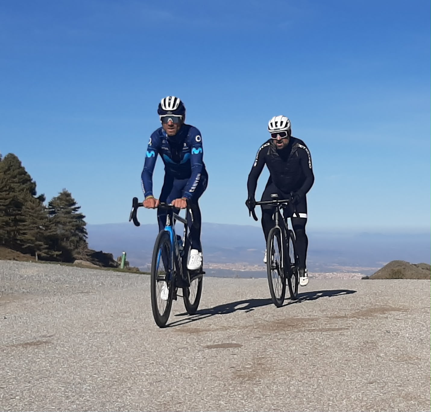 Zabala, avec Valverde.