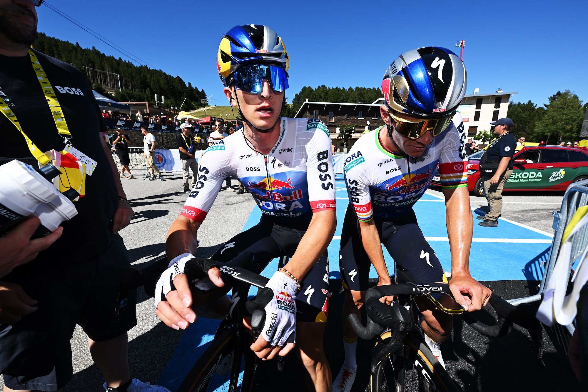 On se bat pour la deuxième place : Florian Lipowitz et Remco Evenepoel lancent ensemble la deuxième semaine du Tour de France