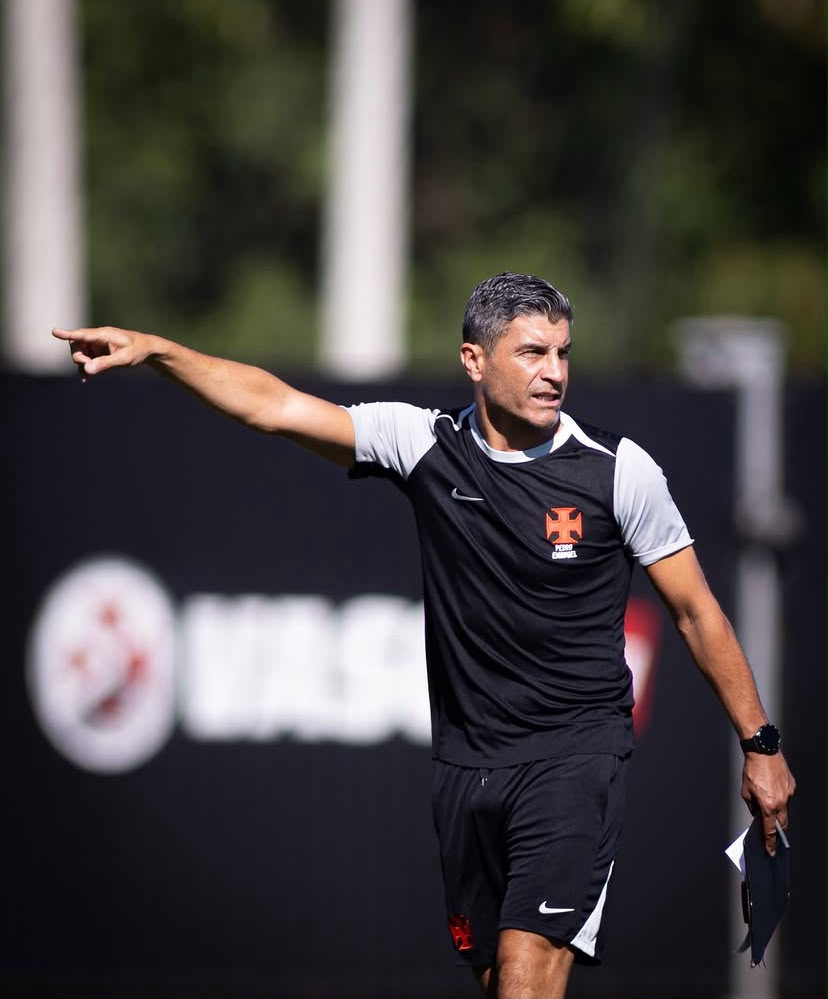 Séance d'entraînement du Vasco da Gama, en coulisses