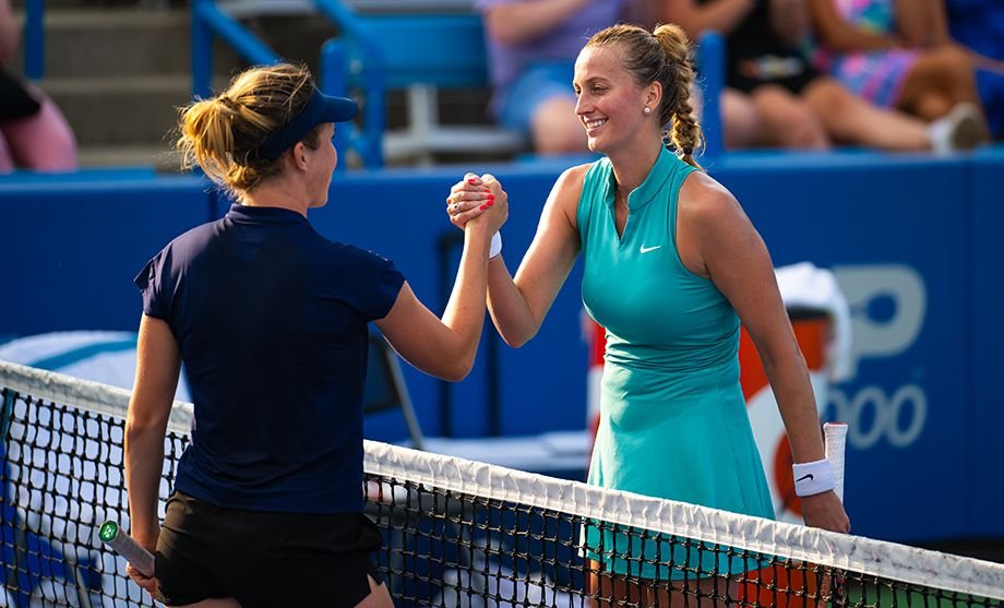 Linda Nosková et Petra Kvitová