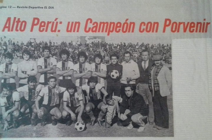 Alto Perú, champion Extra 1965; Champion Intermedia 1968; Champion Apertura 2006