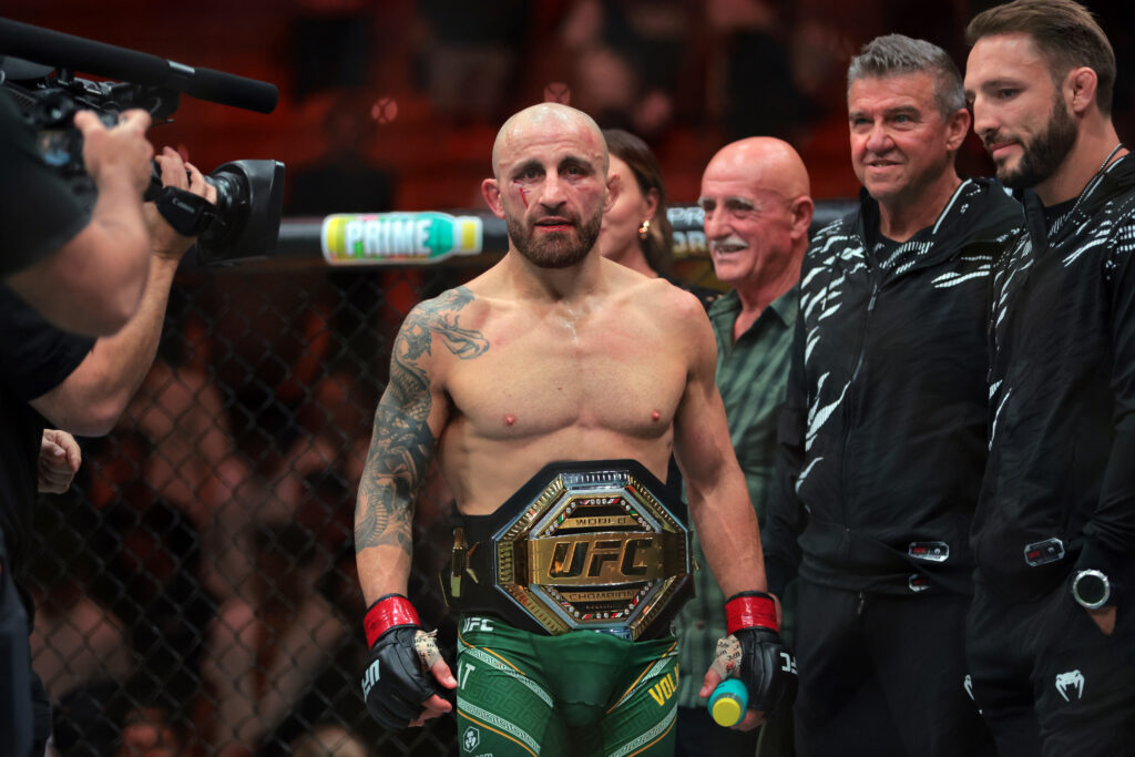 Alexander Volkanovski après sa victoire