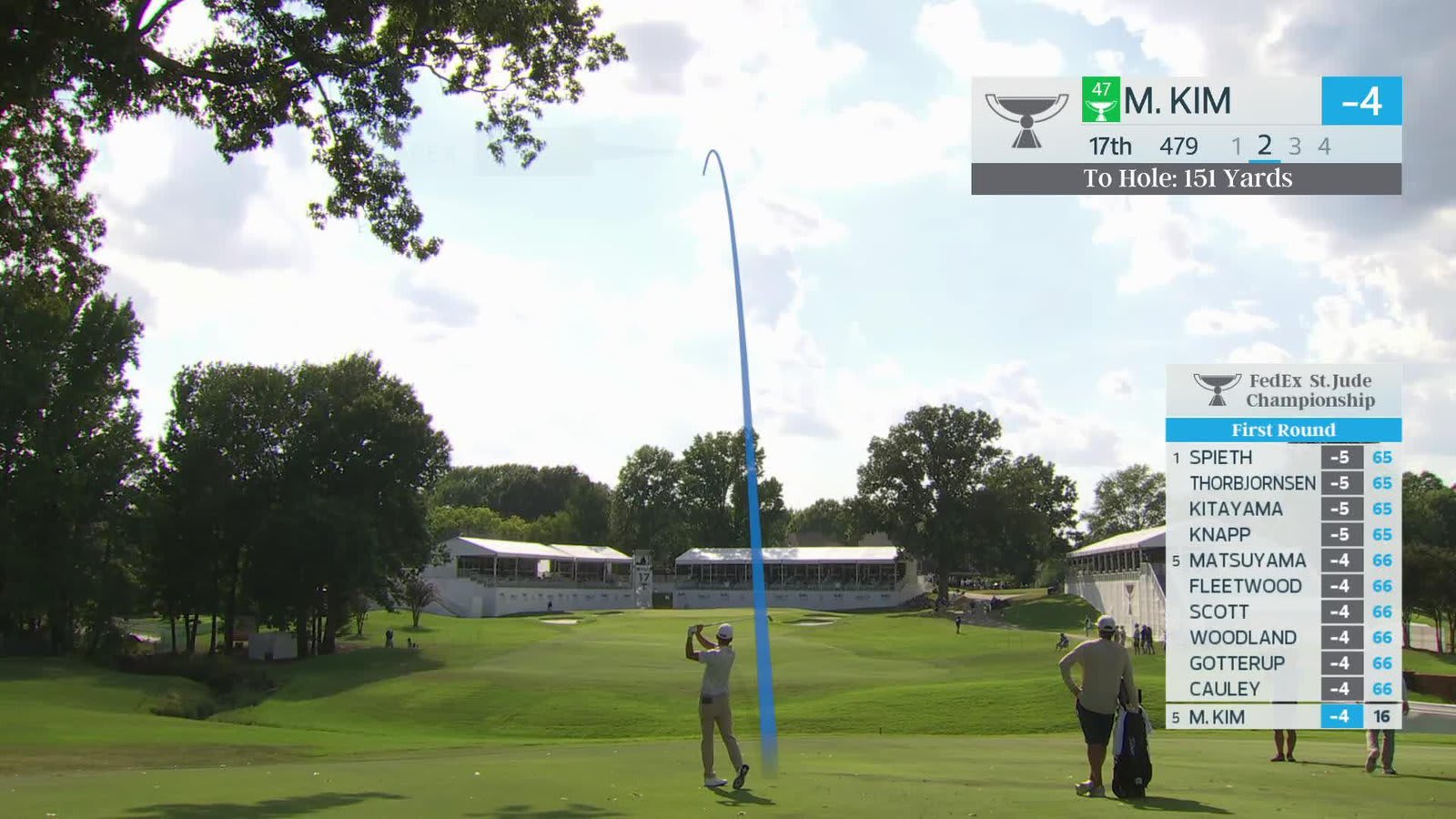 Michael Kim au tee shot
