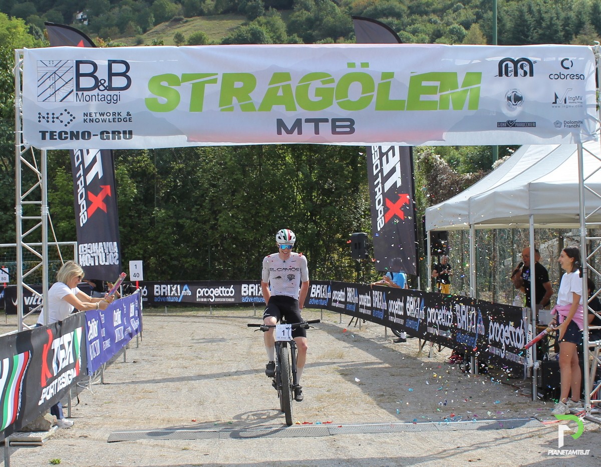 Lorenzo Allodi in testa verso il Monte Guglielmo