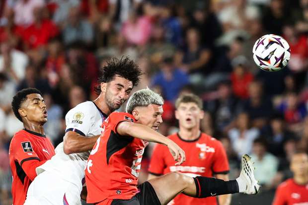 Paris Saint-Germain lors du match contre Rennes