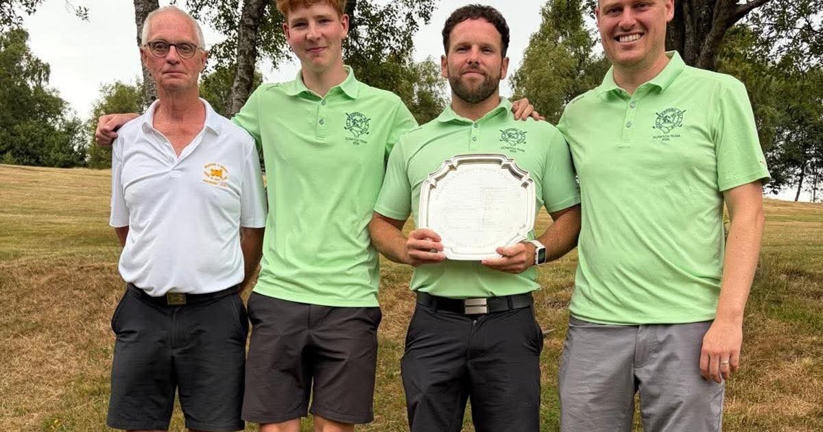 West Bradford Golf Club win title to avenge disappointment