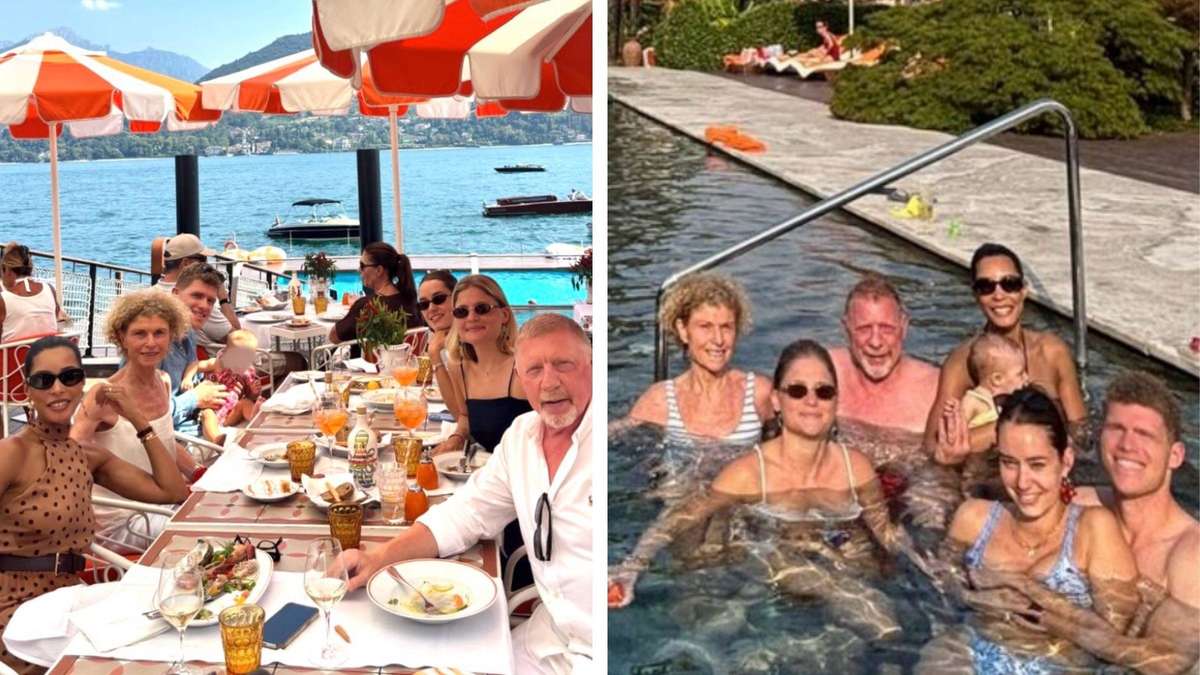 Boris Becker en vacances en Italie avec sa grande famille