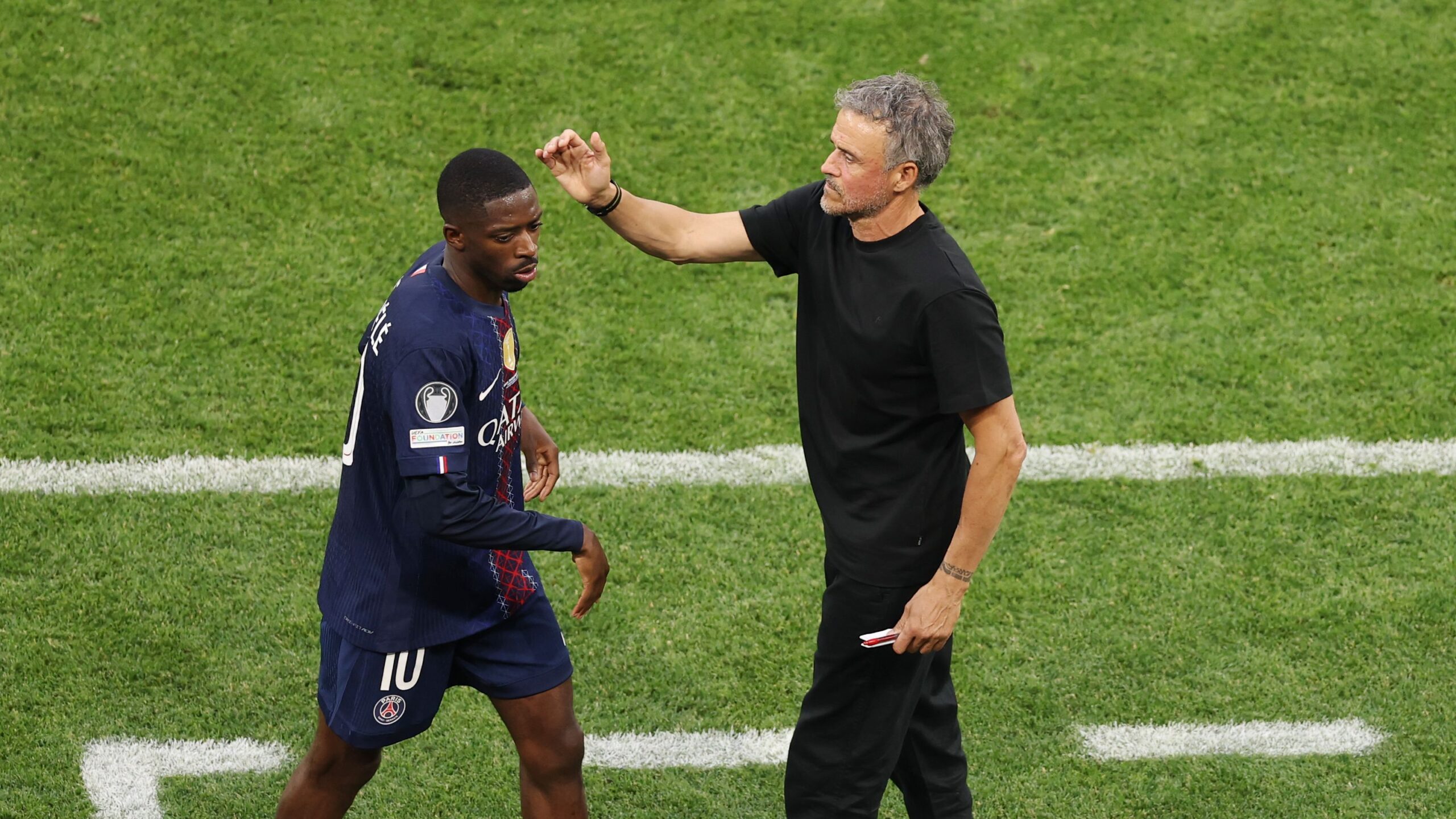 Des moments tendus : un rebondissement inattendu dans la relation entre Enrique et Dembélé !