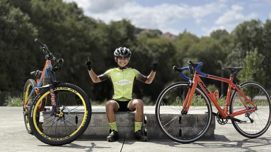 Gael Surribas, l’enfant de Lalín qui chevauche toutes les vélos