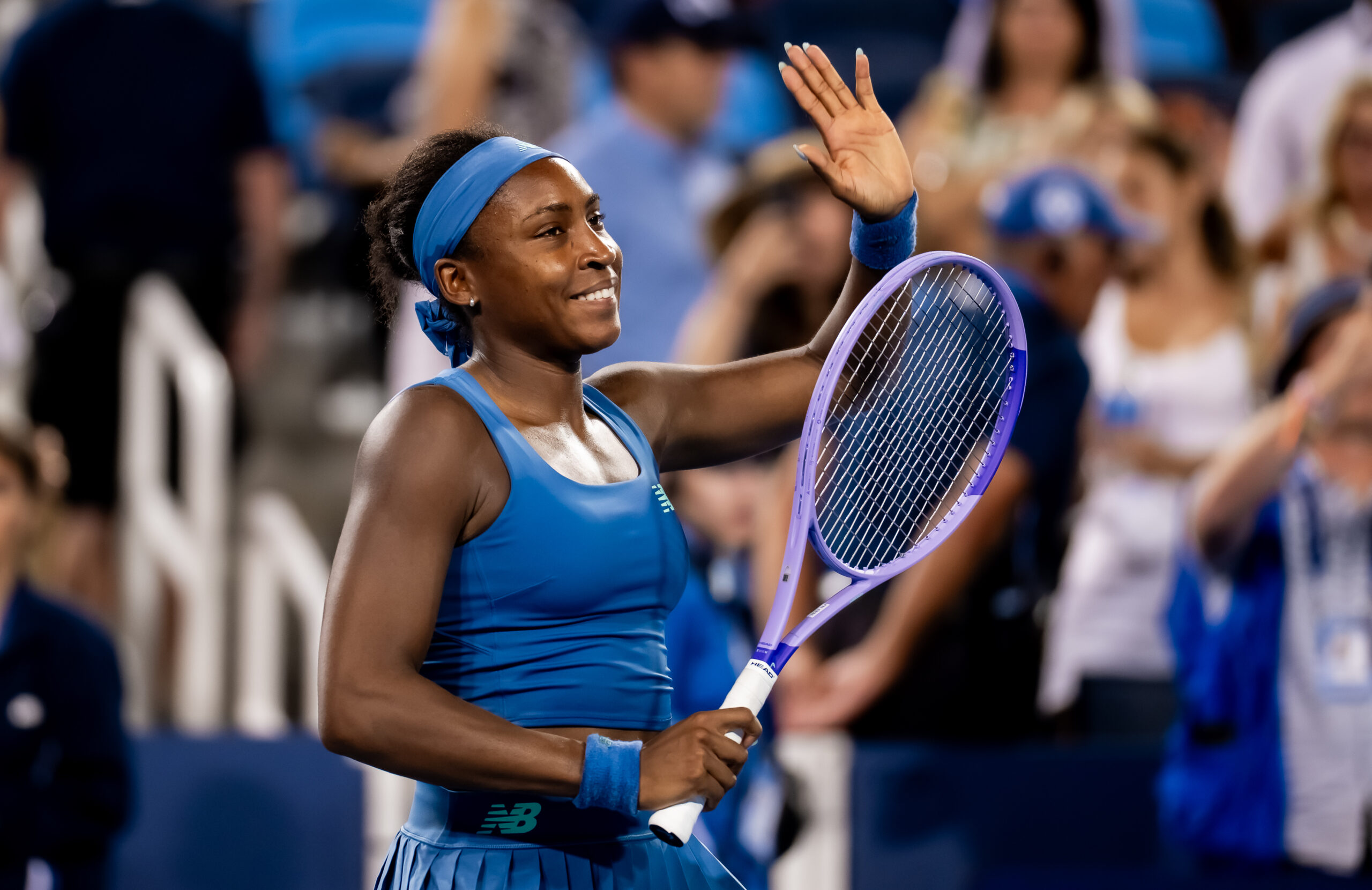 Incroyable : du bleu pour la victoire ! Gauff gagne le tirage au sort légendaire à Cincinnati