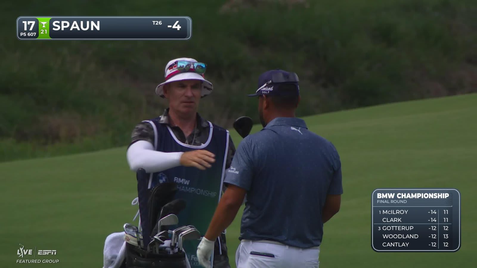 J.J. Spaun sur le BMW Championship