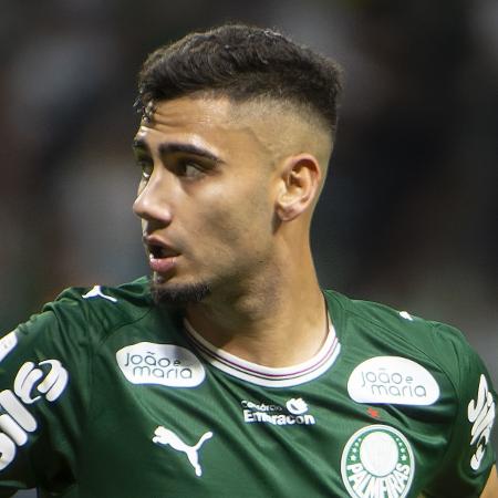 Andreas Pereira en action lors d'un match entre Palmeiras et Internacional, Brasileirão