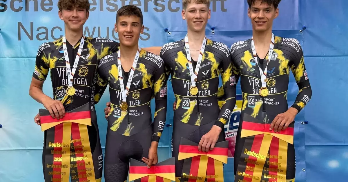 Linus Sturm de Speyer sacré champion d’Allemagne du cyclisme à Genthin