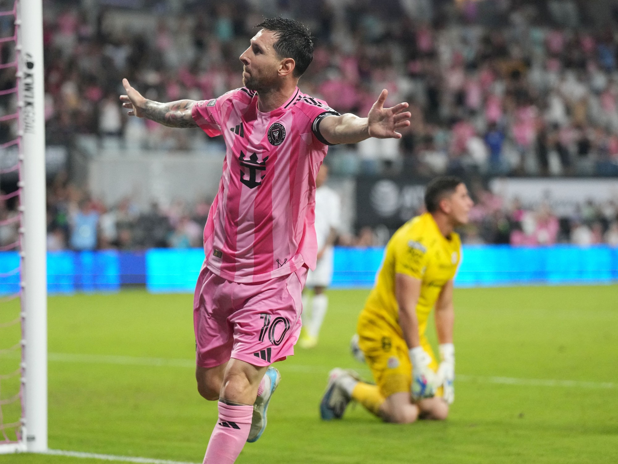 Messi imparable dès son premier match dans la Leagues Cup : un doublé en une mi-temps et une remontée contre San Luis du Mexique