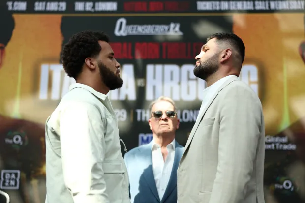 Itauma et Hrgovic lors d’un face-off