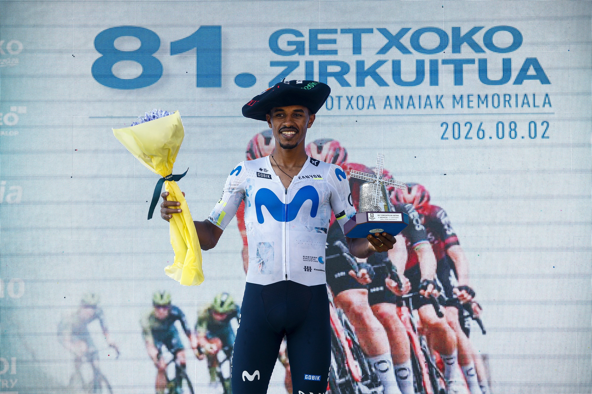 Natnael Tesfatsion s’impose au Circuit de Getxo et signe sa deuxième victoire de la saison