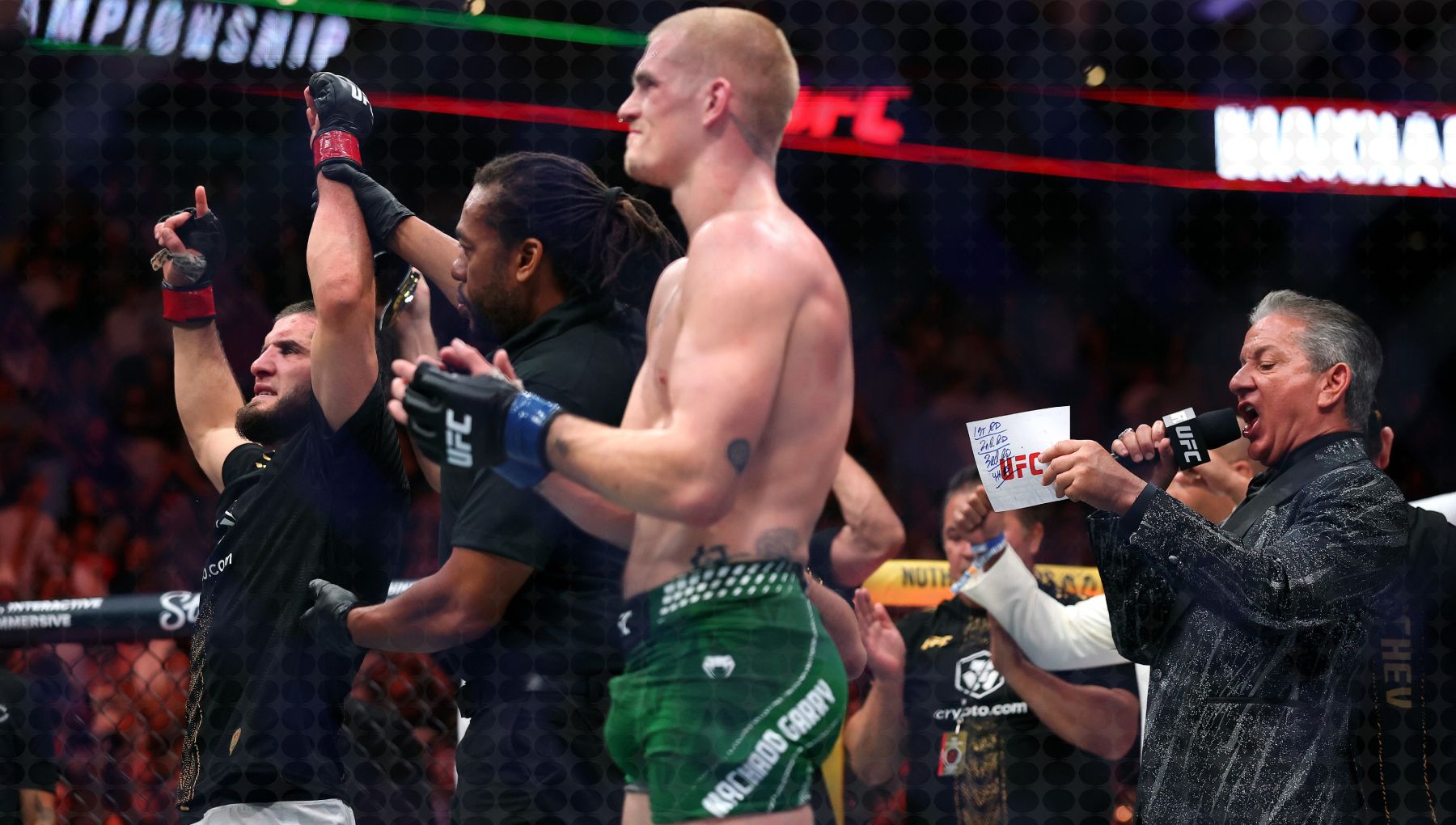 UFC 330 Côtes et Résultats: Makhachev et Dern, favoris au rendez‑vous