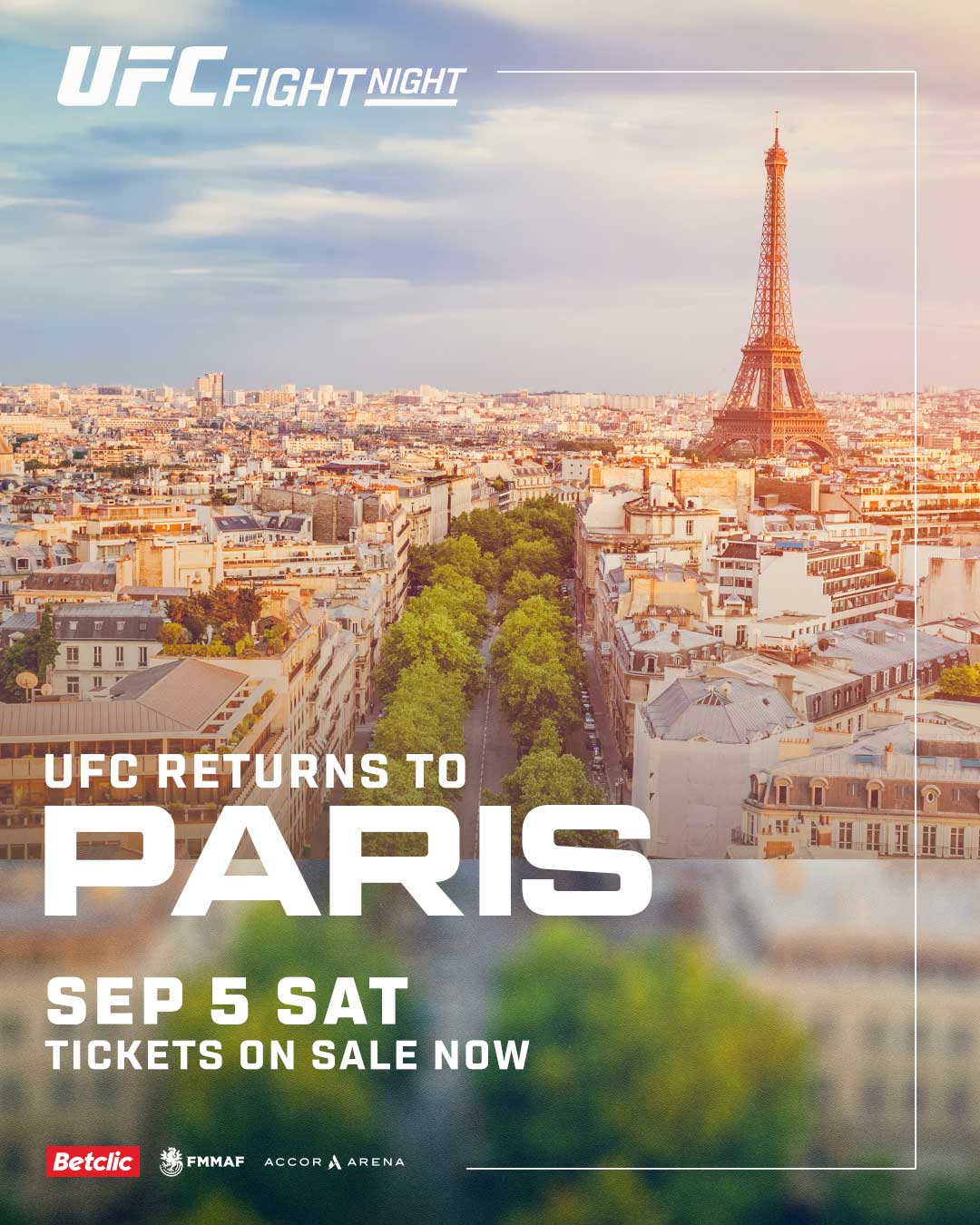 Il ne reste que quelques billets pour le UFC Paris, dépêchez-vous