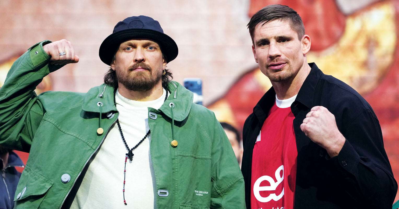 Un poids lourd veut qu'Usyk l'entraîne pour son retour sur le ring dans le combat du siècle face à Rico Verhoeven