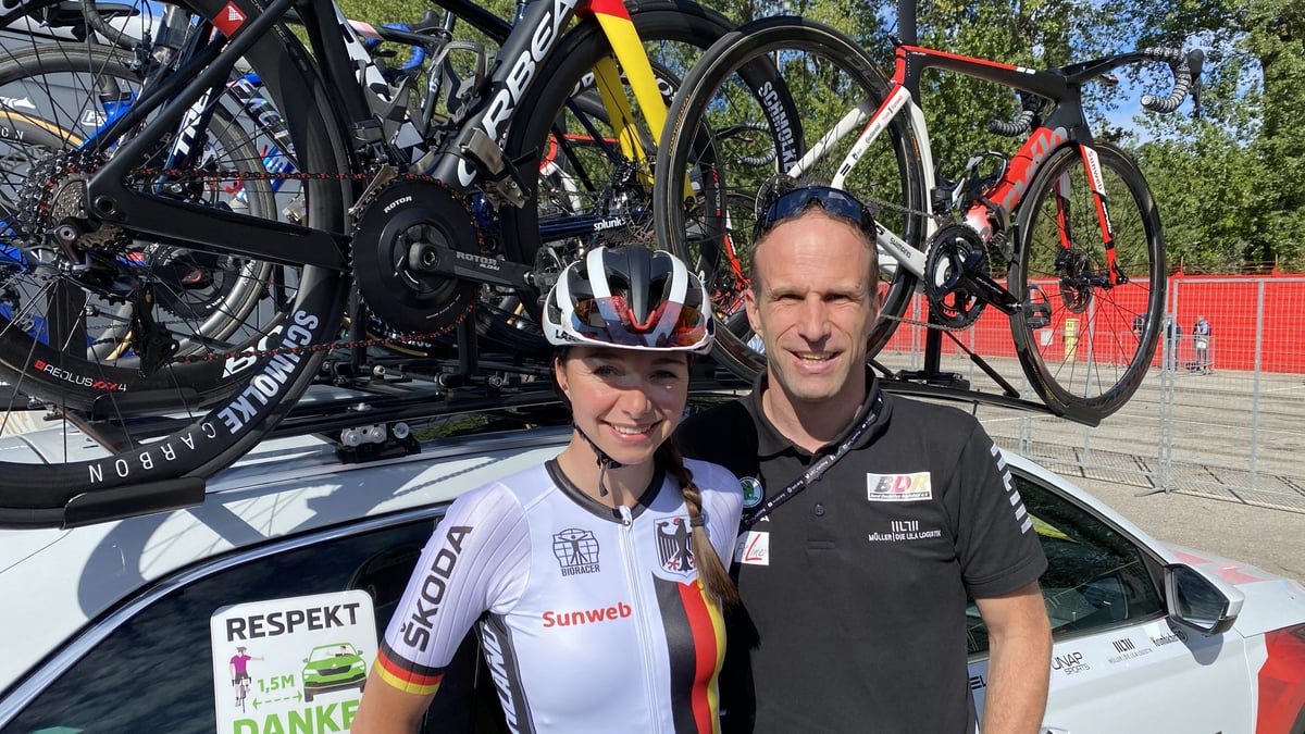 Le chef étoffé de la clinique Schwäbische prend soin de Radstar avec Liane Lippert