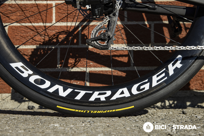 Roues Bontrager Aeolus RSL 51 sur le vélo de Ciccone