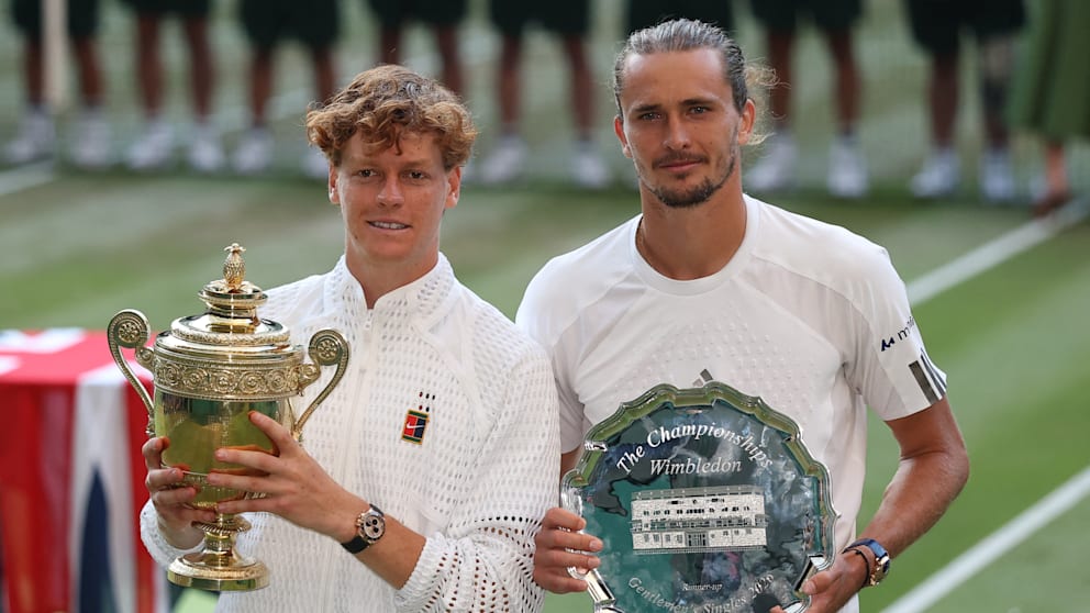 Alexander Zverev a dû laisser passer Jannik Sinner à Wimbledon