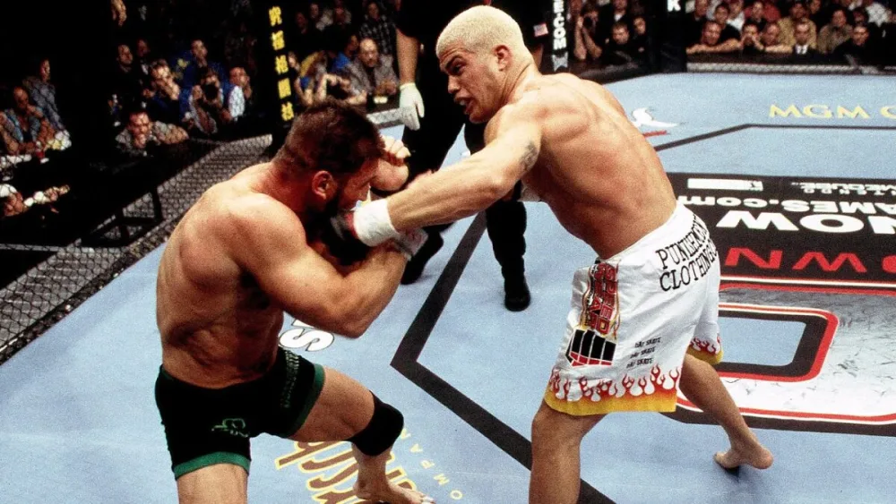 Frank Shamrock contre Tito Ortiz à l'UFC 22