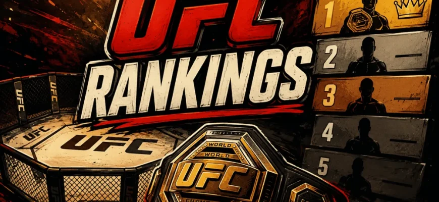 Classements UFC mis à jour