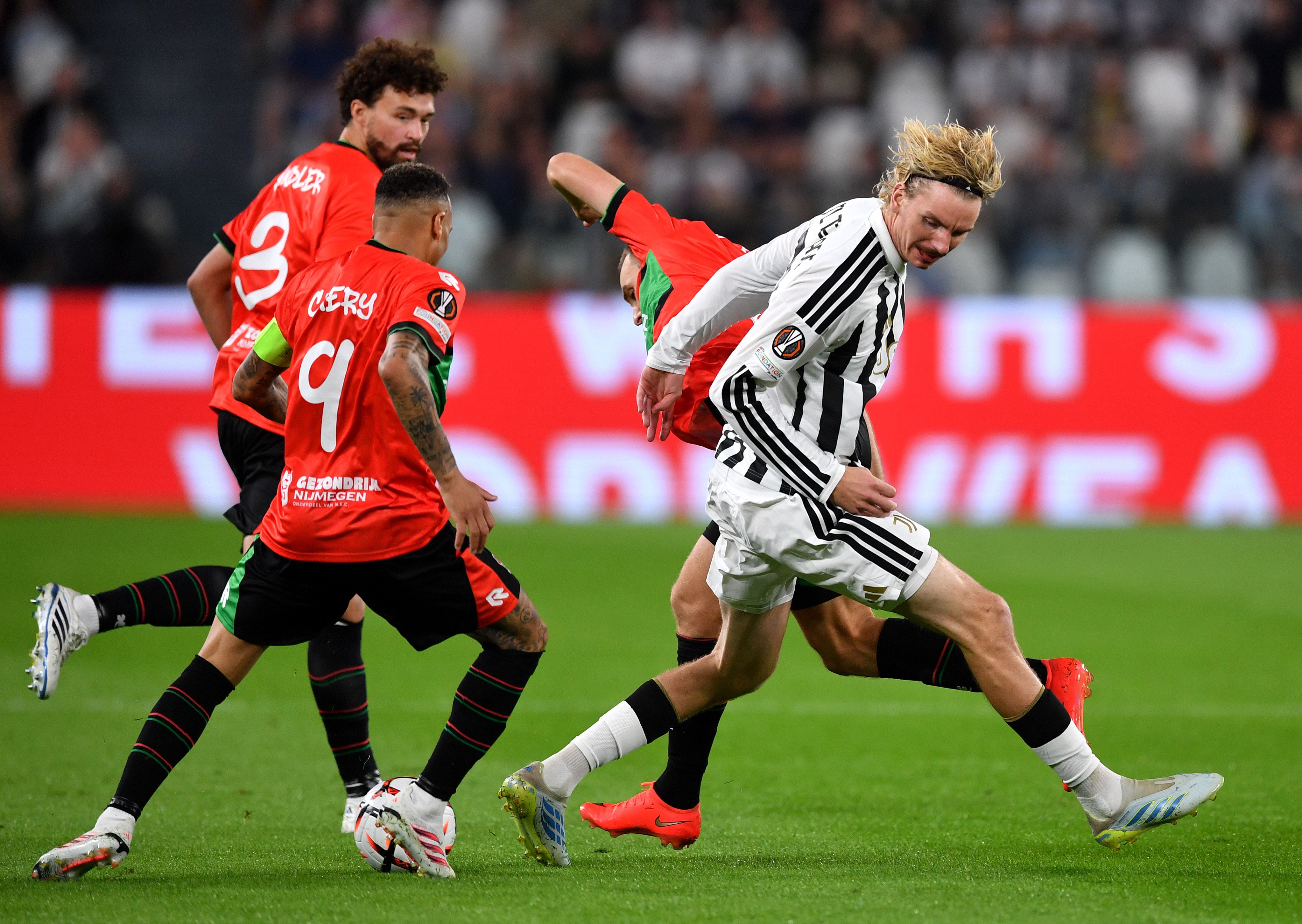 Nick Woltemade et la Juventus lors du match Juventus vs NEC Nijmegen