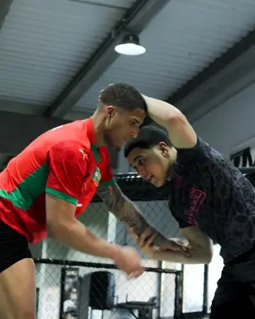 Batista, pendant un entraînement.