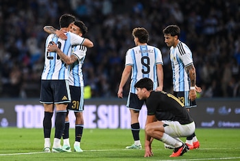 Argentina goleó a Bolivia en el Estadio Mario Alberto Kempes, Córdoba (REUTERS/Rodrigo Valle)