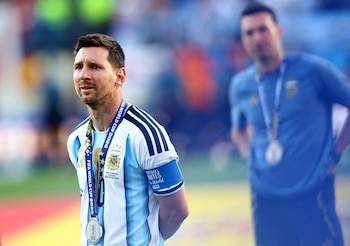 Lionel Messi et Lionel Scaloni probablement ne seront plus en Argentine pour le Mundial 2030 (REUTERS/Agustin Marcarian)