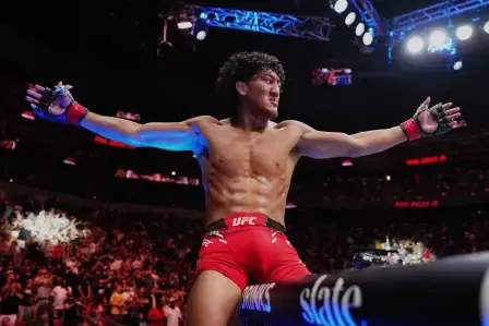 Raul Rosas Jr., lors de l'un de ses combats à l'UFC