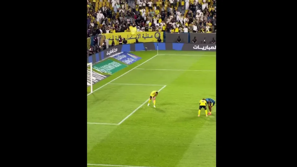 Le geste marquant de Cristiano Ronaldo après la victoire d'Al Nassr