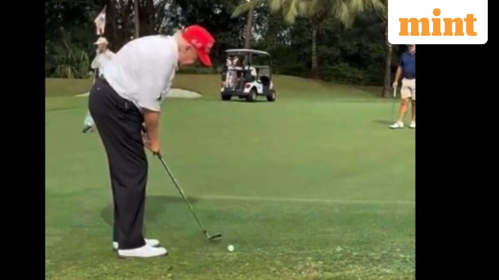 Donald Trump recently also touted his own record