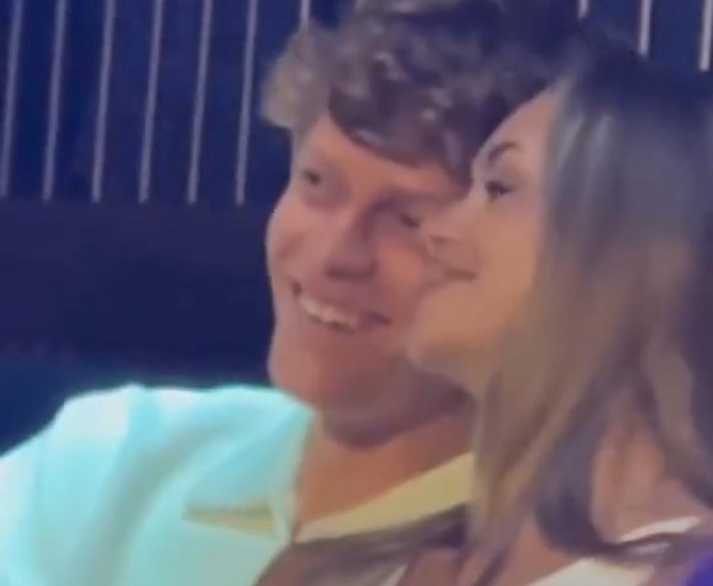 Sinner et sa compagne Laila à Dubaï.