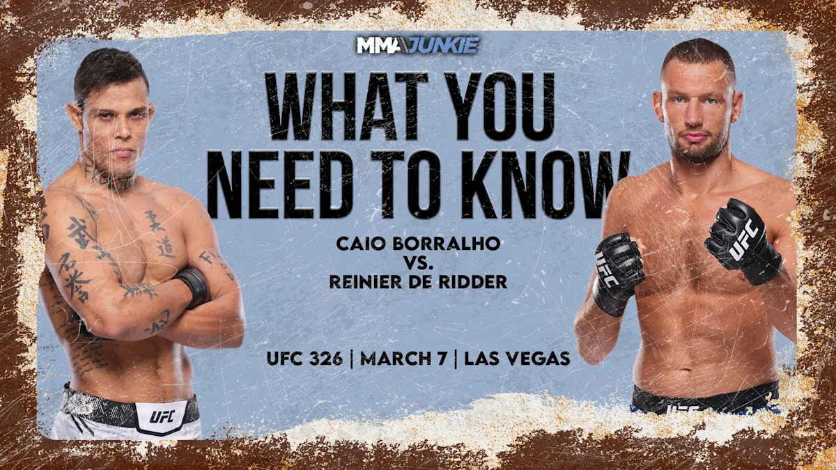 Caio Borralho contre Reinier de Ridder à l'UFC 326 : Tout ce qu'il faut savoir pour ne rien manquer !