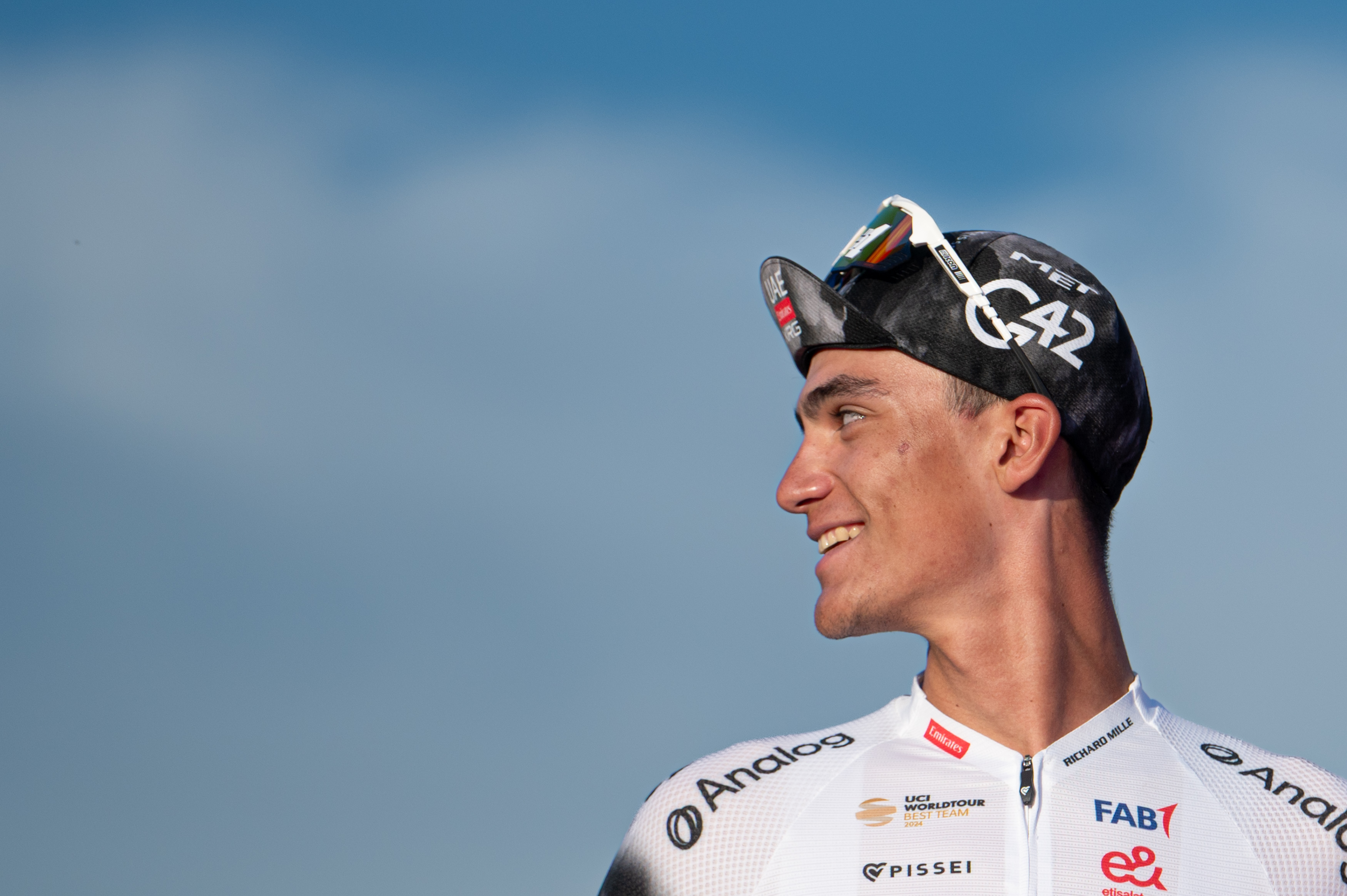 Isaac Del Toro lors de la dernière étape du Giro