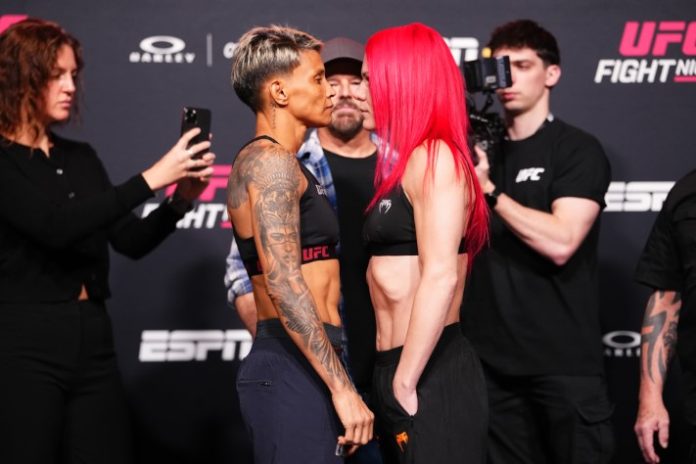 Amanda Lemos et Gillian Robertson, UFC Vegas 112